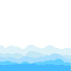 Obraz premium blue sky with clouds