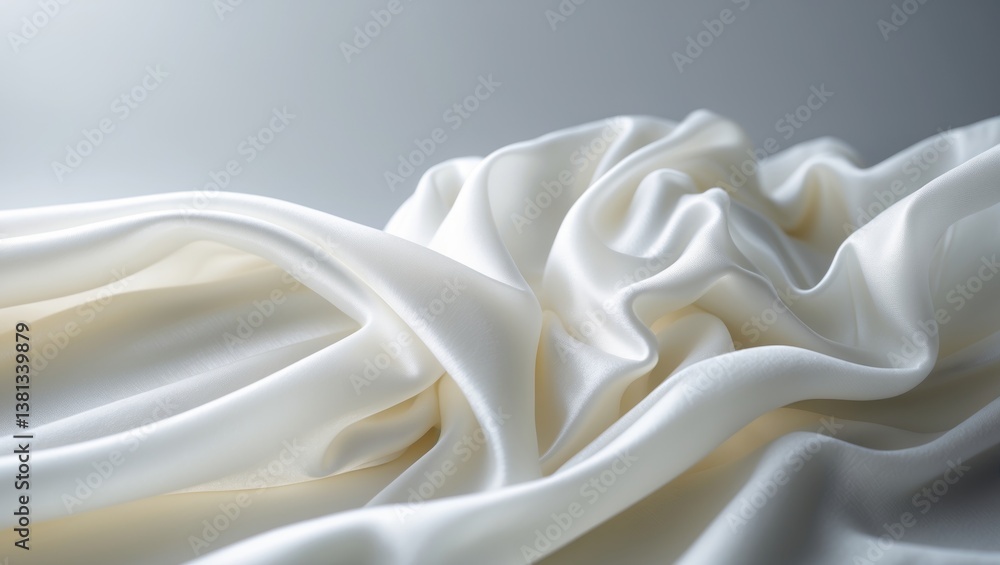 Poster luxurious black and gray satin dark fabric texture with a shiny abstract silk cloth background featu