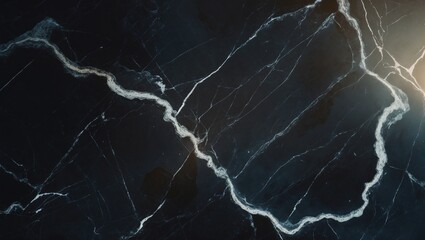 Obraz premium Black Marble Stone Texture Background, High Gloss Finish With Decoration Suitable For Ceramic Wall Tiles And Floor Tiles Surface.