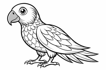 Fototapeta premium Tia bird vector