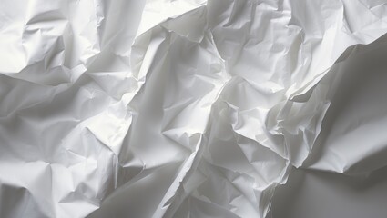 Obraz premium Grunge textured background of wrinkled paper with copy space. Suitable for decoration or layering.