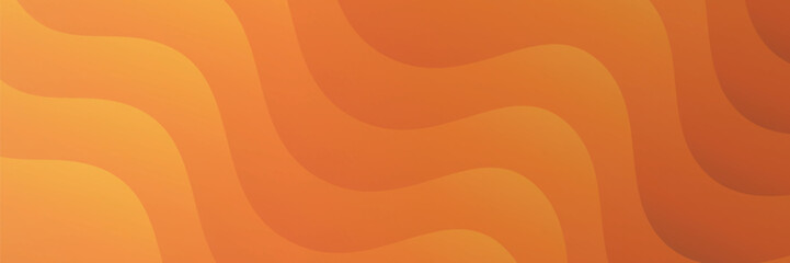 Vector orange gradient line background curve element with white space for text and message design, vector