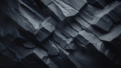 Abstract background image featuring black stone texture.