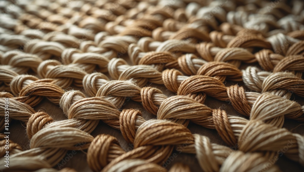 Poster handcrafted weaving texture natural wicker