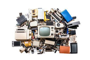 Electronic Waste Solutions on transparent background