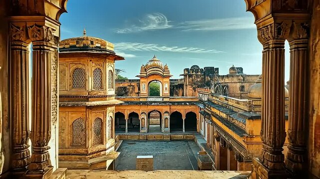 Majestic Amber Fort Rajasthan, India: A Glimpse into Architectural Grandeur