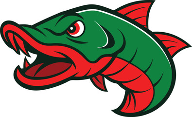 vector illustration of cartoon fish Illustrator Artwork