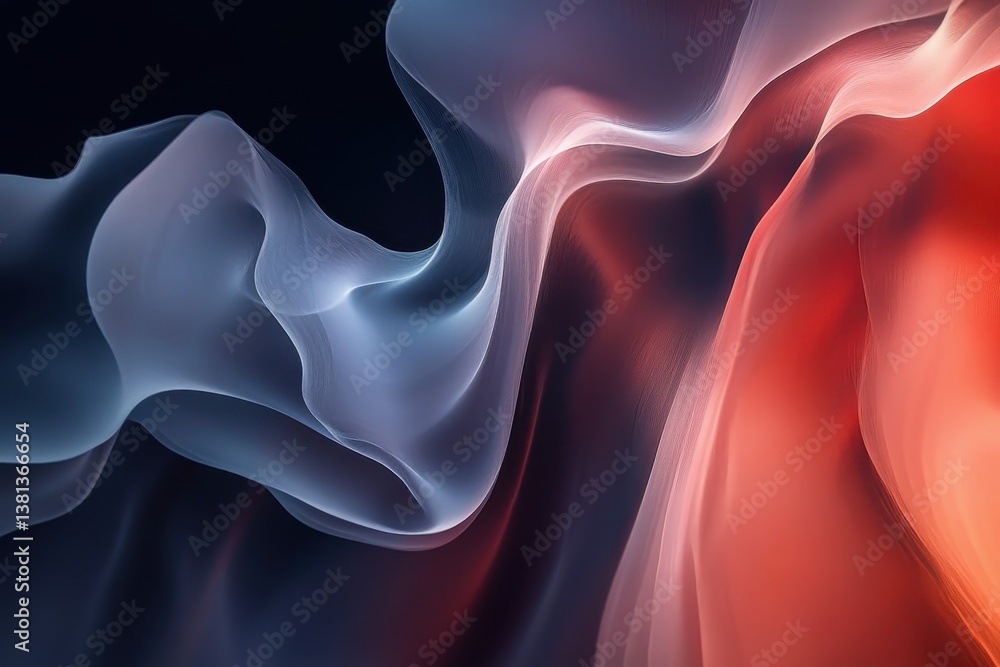 Poster digital abstract light patterns .,