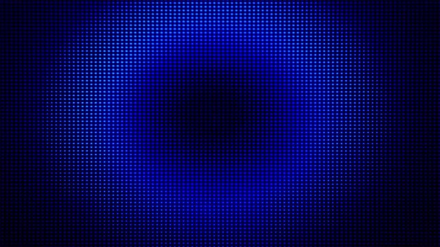 Abstract Blue Pixelated Circle: A visually captivating pattern of countless tiny pixels arranged in a gradient circle, offering a sense of depth and intrigue in a digital art format.