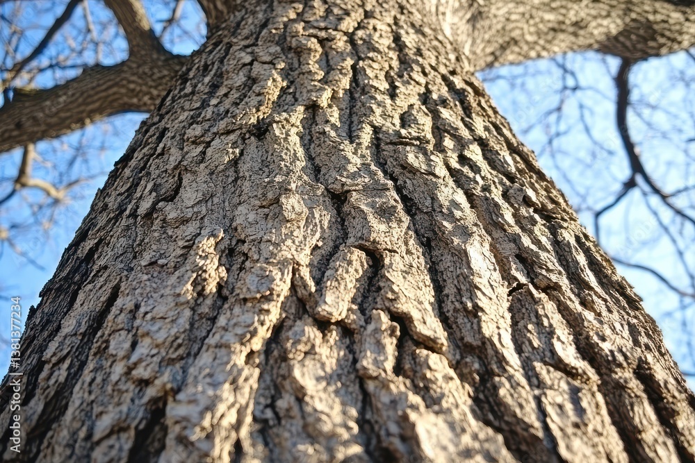 Poster \dry pine tree bark background texture brown tree bark texture closeup photoshoot the embossed textu