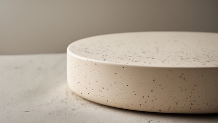 Cream Terrazzo Marble Texture Design, Previously Used as Wallpaper Background Decoration Design.