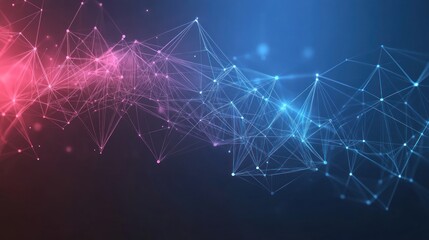 Abstract network graphic design