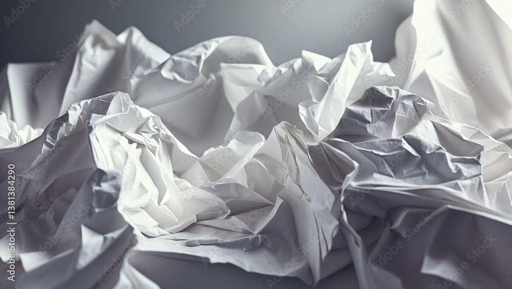 Aufkleber crumpled paper sheet surface texture