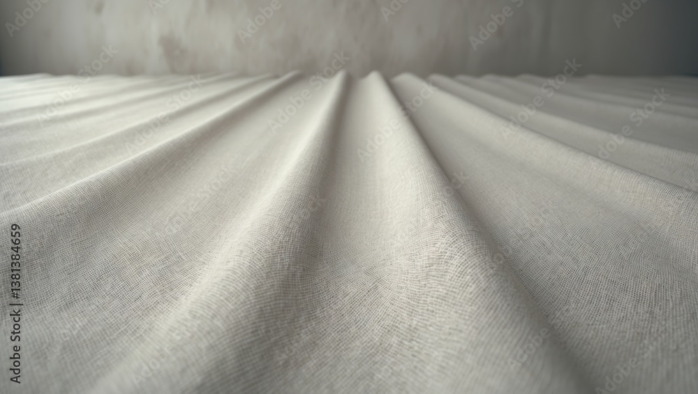 Aufkleber cream pastel abstract texture backdrop. artistic linen canvas wallpaper. cotton pattern blanket or c