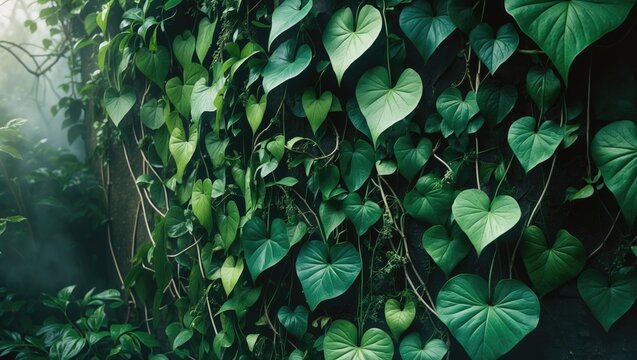 Malbar spinach vine is commonly utilized as a leafy vegetable. It is also referred to as Poi saag or Pui Shak.