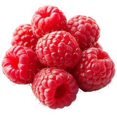 raspberry on transparent  background