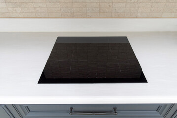 Modern Black Glass Induction Cooker