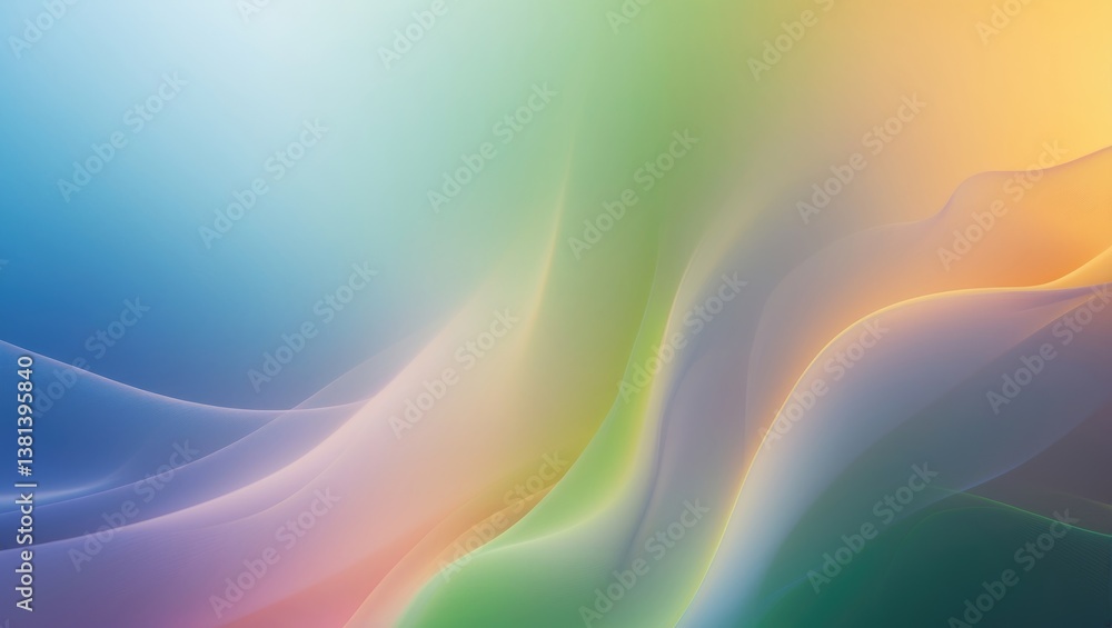 Aufkleber colorful gradient background, bright colors template, empty digital display or web design