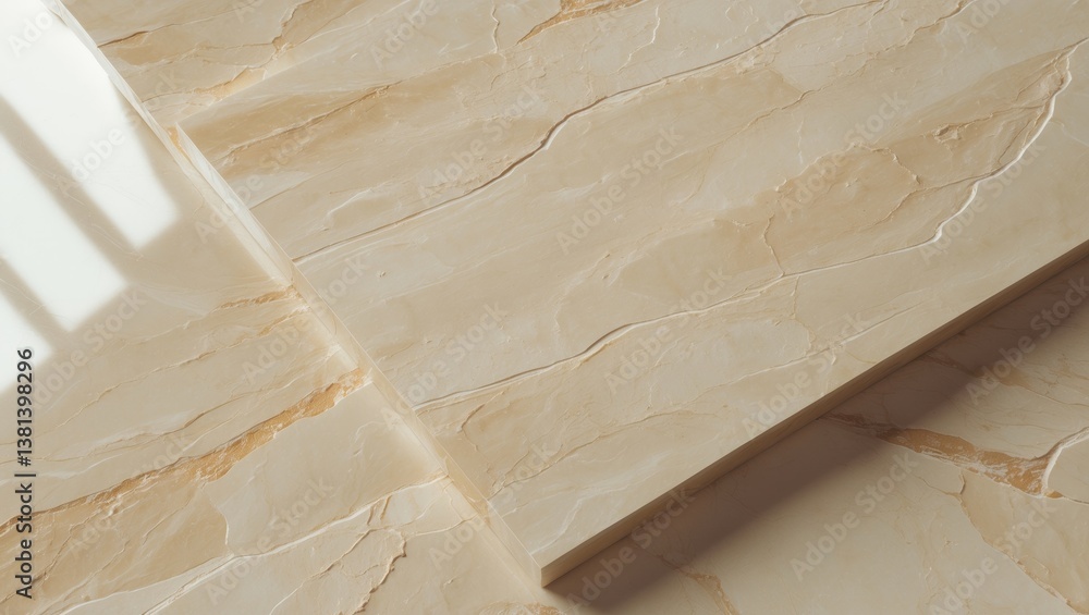 Aufkleber cream beige marble surface texture with high resolution design for slab marble background used in ce