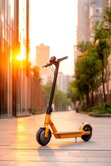 Sunrise City EScooter Commute.