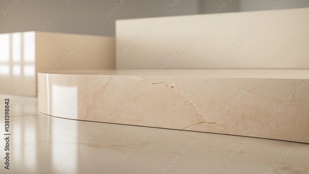 Poster cream beige marble texture featuring a high-resolution granite surface design for slab marble backgr