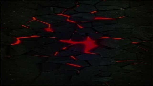 Motion graphic: Animation of cracking surface	