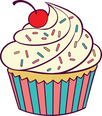 Cupcake Vector Art, Icons, and Graphics