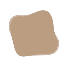 abstrack brown shape graphic design