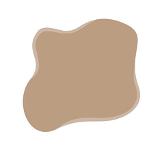 abstrack brown shape graphic design