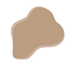 abstrack brown shape graphic design