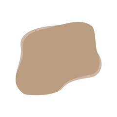abstrack brown shape graphic design