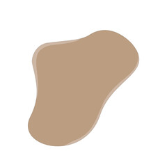 abstrack brown shape graphic design