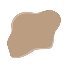 abstrack brown shape graphic design