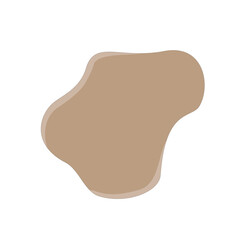 abstrack brown shape graphic design