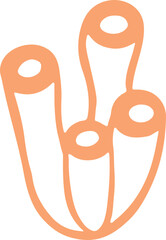 Fototapeta premium illustrated vector coral ocean