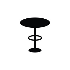 Bar chair icon, symbolizing stylish seating, comfort, and modern design for bars and lounges.