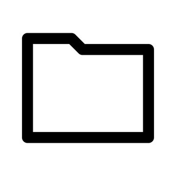 Folder icon. Document folder sign and symbol. File pictogram.