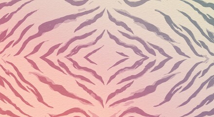 Pastel Tiger Stripes Flowing Design - Soft pastel hues, flowing tiger stripes, abstract art, nature-inspired, elegant design. Symbolizes grace, wildness, beauty, energy, and tranquility