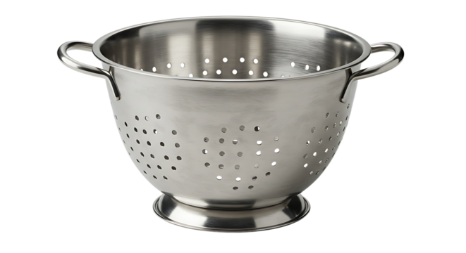Stainless Steel Colander with Handles Kitchen Tool for Washing and Straining