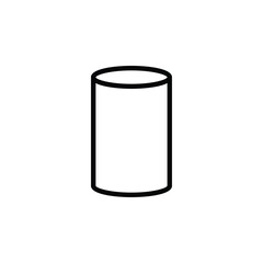 Versatile tube icon, ideal for packaging, cosmetics, and healthcare-related designs.