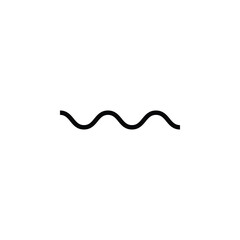 Wave icon, symbolizing motion, water, and the dynamic flow of nature or energy.