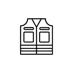 Workers clothing icon, symbolizing safety, durability, and essential apparel for professionals.