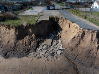 Coastal Erosion East Yorkshire  UK