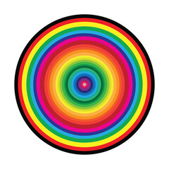 Obraz premium Psychedelic optical illusion background