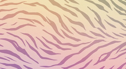 Fototapeta premium Pastel Tiger Stripes Texture - Soft pastel tiger stripes pattern, symbolizing elegance, wildness, beauty, grace, and strength