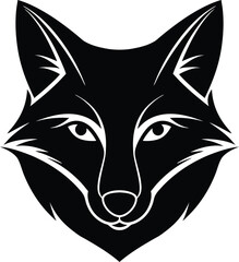 Fototapeta premium Fox head vector, Fox png