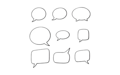 man and speech bubbles