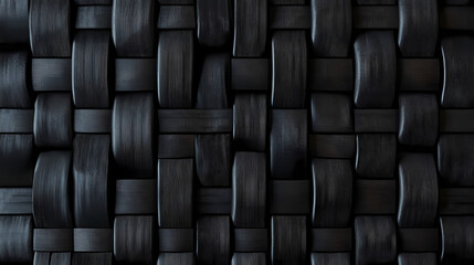 Black woven texture. Woven Shadows. Illustration