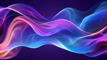 astarte.ai: Celestial Neon Stream | Vibrant Energy Wave Background
