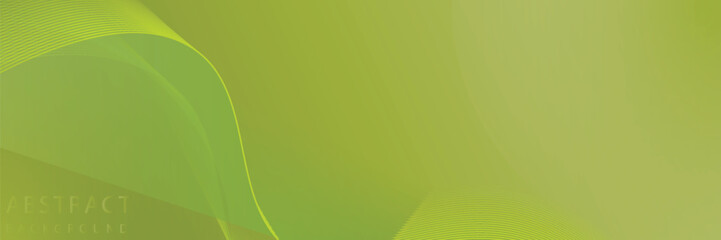 Abstract yellow green background with flowing lines for futuristic concept. Dynamic waves. vector illustration.